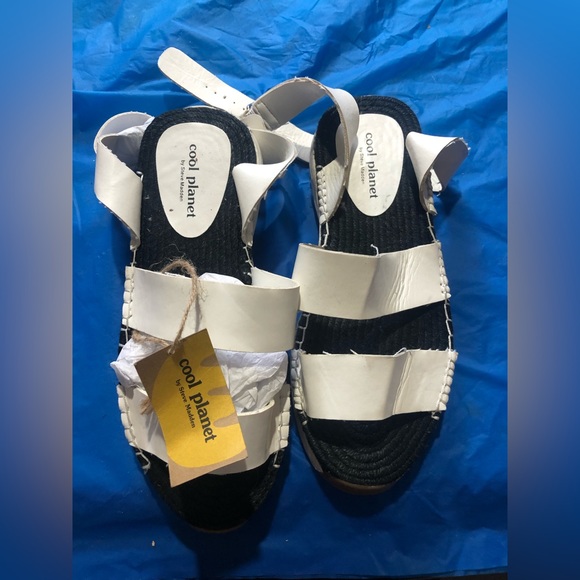 Cool planet white platform sandals - Picture 3 of 4